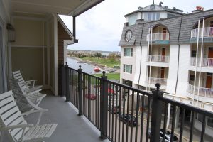 Balcony with Village View