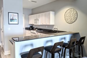 Kitchen with Bar Seating