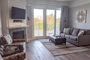 Sitting Area with Fireplace